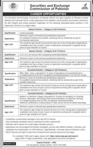SECP Jobs 2025